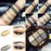 UIFCB Glitter Eyeshadow Palette - 6 Color Sparkle Shimmer Eye Shadow Makeup Set - Buy Online on SooperMarket.com