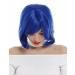 Buy WIG ME UP 0820-T2512 Short Bob Wavy Wig for Ladies - Stylish Blue Color | International Shipping Available - Buy Online on SooperMarket.com
