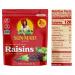 Sun-Maid California Raisins 64oz - 2 Packs of 32oz Resealable Bags - Buy Online on SooperMarket.com