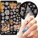 Sanwood Nail Stamping Plate - Clear Engraved Xmas Patterns | Stainless Steel Nail Art Template Tool Kit for Manicure - Style 5 - Buy Online on SooperMarket.com