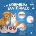 Fur & Bone Double Slow Feeder Dog Bowl | Raised Non-Slip Cat Food & Water Bowl | Stainless Steel, Pink - Buy Online on SooperMarket.com
