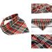 Lionheart Glory Dog Haller Cotton Christmas Scarf | Washable Adjustable Neckerchief for Large Dogs | Checkered Plaid Pet Accessory - Buy Online on SooperMarket.com