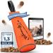 Ostfriesenpfoten - extremely durable feed bag 'Enno' |Without metal eyelet |Orange |Size S |Suitable for all dog breeds - washable feed dummy including eBook for your agility training