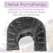 Heating Pad for Neck and Shoulders | Microwavable Weighted Heat Therapy Wrap with Aromatherapy Herbs | Hot/Cold Pack for Pain Relief - Grey - Buy Online on SooperMarket.com