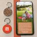 DISONTAG QR Code Dog ID Tag - Personalized Social Profile Free Online Pet Management Modifiable Privacy Controls Round A4 Size - Buy Online on SooperMarket.com