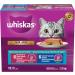 WHISKAS Perfect Portions Adult Wet Cat Food & Seafood Selections Adult Wet Cat Food Pat Multipack - 6 Whitefish and Tuna 6 Salmon 12x100g Tray Cat Food + Cat Food 6 Whitefish and Tuna - Buy Online on SooperMarket.com