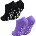 Jinlaili 2 pairs of moisturizing gel socks moisturizing gel socks with vitamin and oil infused moisture socks gel spa socks for repair and softening dry skin (b)