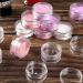 Proleo 100pcs 5G Sample Containers - Ideal for Cosmetics Lip Balm Ointments & Jewelry - Secure Screw Cap - White - Buy Online on SooperMarket.com