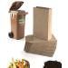 BioGl ck - 60 & 80 liter organic waste bags for the biotonne 25 pieces / Extra wet and tear -resistant paper for the biotonne approved 25 pieces (1 Pack)