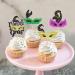 Cyodoos 24Pcs Masquerade Masks Cupcake Toppers Color Glitter Bachelorette Party Mask Cupcake Food Fruit Picks Masquerade Mardi Gras Party Baby Shower Birthday Party Cake Decor Supplies Masks1 - Buy Online on SooperMarket.com