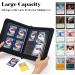 Fabmaker Premium Zip Trading Card Binder - 320 Card Capacity - Portable PU Card Collection Binder - Black - Buy Online on SooperMarket.com