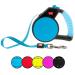 Dog Leash - Retractable Gel Pet Leash Handle - Blue Medium Medium Blue