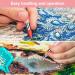 Omsscun 3 Pcs Rhinestone Picker Tool Dual-Ended Rhinestone Pen Rhinestone Applicator Gem Pick up Tool with Wax and Stainless Steel Heads for DIY Nail Art Diamond Painting (White + Pink + Blue) - Buy Online on SooperMarket.com