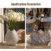 1000 Pcs Clear Acrylic Vase Fillers for Centerpieces - Fake Ice Cubes, Crushed Ice Crystals, Rocks, Diamonds - Wedding Decor Photography Props - Buy Online on SooperMarket.com