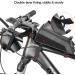 Rockbros Waterproof Bicycle Frame Pocket Bag - Touchscreen for iPhone 14/13 Galaxy S23/S22 Ultra 7.0 Inch Cell Phones - Buy Online on SooperMarket.com