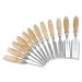 Narex 12 Piece Chisel Set Containing 3 mm (1/8) 4 mm (3/16)  6 mm (1/4)  8 mm (5/16)  10 mm (3/8) 12 mm (1/2)  16 mm (5/8)  20 mm (11/16)  26 mm (1 1/16)  32 mm (1 1/4)  40 mm (1 5/8) and