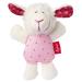 SIGIKID 41189 Rattle Sheep Red Stars Girls and Boys Baby Toy recommended from birth pink pink recommended from birth