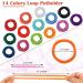 Windspeed 336 Pcs Loop Potholder Kit - 14 Colors Elastic Weaving Loom Loops for Kids DIY Crafts | Includes 2 Crochet Hooks - Buy Online on SooperMarket.com