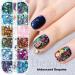 Shop GZSYY Nail Art Sequins - 12 Colors of Sparkly Glitter Powder for Stunning Nail Designs - Buy Online on SooperMarket.com