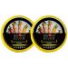 Lyan Mekong River Banh Trang Vietnamese Three Colours Rice Paper Round 16cm - 300g - Pack of 2 | Gluten-Free | Vegan | 100% Natural Rice Paper
