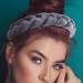 Braid Headband Hair Bands for Braids Elastic Braided Headbands for Women Knotted Headband for Women Black Headbands for Women Plush Velvet Wig Fabric gray - Buy Online on SooperMarket.com