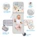 Compact XL Changing Pad with Diaper Bag - 6 Compartments Pillow & Cloth Donors | Bear Education - Buy Online on SooperMarket.com