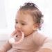 Ryan and Rose Cutie Teether Rattle - Pink | Silicone Teething Toy - Buy Online on SooperMarket.com