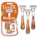 Gillette Venus Venus Blossom Women's Disposable Razor 3 Count 1 count (Pack of 3)