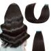 AGMITY Tape in Hair Extensions 100% Remy Human Hair 14 inches Natural Black 20pcs 40g/pack Seamless Skin Weft Straight Hair Extensions Real Human Hair(14 inches #1B Off Black) 14 inch #1B Off Black