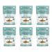 The Green Rabbit Gluten Free Roasted Chickpeas Sea Salt & Apple Cider Vinegar - Healthy Snacks High Plant-Based Protein & Fibre - Low Fat Sugar & Calories - Vegetarian & Vegan Friendly - 6x 60g