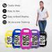 OZO Fitness CS1 Pink Easy Pedometer - Large Display Step Counter for Walking with Clip and Lanyard - Buy Online on SooperMarket.com