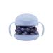 Ubbi Tweat No Spill Snack Container for Kids BPA-Free On The Go No Mess Snacks Must Have Toddler Travel Accessories Toddler Snack Box with Handles Cloudy Blue