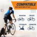 Bikeroo Oversized Bike Seat for Peloton & Road Bikes - Wide Cushion Saddle Replacement for Men & Women - Indoor Comfort (Elastomer Springs) - Buy Online on SooperMarket.com