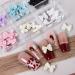 30 3D Nail Art Decorations 3D Bows Nail Colorful Bowknot Nail Accessories For Nail Art Designs DIY Crafting Bows Nail - Buy Online on SooperMarket.com