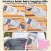 CUBY Portable Breathable Baby Wrap Sling | Quick Dry 3D Mesh Fabric | Adjustable Newborn to Toddler Carrier | Kangaroo Grey - Buy Online on SooperMarket.com