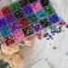 Huisipool 1920pcs 8 Color Glass Beads for Jewelry Making - 4mm 6mm 8mm Round Spacer Loose Beads - Ideal for Bracelet & Necklace Accessories - Buy Online on SooperMarket.com