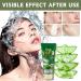 Aloe Vera Exfoliating Scrub Cleanser Aloe Vera Gel Face Wash Natural Acne Face Wash Face Wash For Men & Women Cream Cleanser For Acne Prone & Oily Skin Face Wash - Soothe Purify Facial Skin Care Green-Aloe Vera - Buy Online on SooperMarket.com