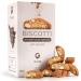 Gusta Authentic Biscotti Cookies Made in Tuscany, Italy - Classic Almond - Original Two Bites Size - All Natural Ingredients - Fresh & Genuine Italian Dessert Treats - 17.64oz 1.10 Pound (Pack of 1)