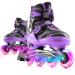 MARCENT Adjustable Inline Skates for Boys and Girls, Kids Roller Blades with Light up Wheels Outdoor and Indoor Skates for Beginners Youth Purple M-(1-4)