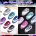 MEET ACROSS Reflective Glitter Cat Eye Gel Nail Polish Set - Magnetic UV Gel for Nail Art Salon & DIY - Buy Online on SooperMarket.com