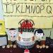 Stranger Birthday Cake Topper for Kids - Black Glitter Cartoon Themed Party Supplies - Buy Online on SooperMarket.com