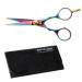 Titanium Moustache Beard Trimming Scissors Men Grooming Scissors - 4.5 inch