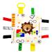 10x10  Wizard Muggle Baby Lovey Gryffen Lion Tag Toy for Babies - Muggles - House Colors - Learn Wizardry - Soft & Safe - Learn Shapes & Colors - Ideal Baby Toy & Baby Gift - BPA Free w/Stroller Clip