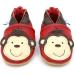 Dotty Fish Soft Leather Baby Shoes | Non Slip Animal Designs for Boys & Girls | 0-6 Months to 4-5 Years | Red Monkey - Buy Online on SooperMarket.com