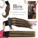 Moresoo Balayage Clip in Hair Extensions - Natural Black to Dark Brown with Golden Blonde - 18 Inch 7 Piece/120g #1B/4/14 - Buy Online on SooperMarket.com