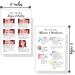 Microblading Healing & Aftercare Postcards | Pack of 30 | Double Sided 4x6 | White with Pictures - Buy Online on SooperMarket.com