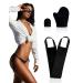 Self Tanning Mitt Applicator  3 in 1 Self Tanner Mitt Applicator kit  Self Tanning Mit With Thumb And Back Lotion Applicators for Back  Ultra Soft Tanning Glove For Self Tan Mitt Applicator