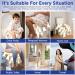 40-Pack Disposable Toilet Seat Covers - BABEnjoy Giraffe Pattern Extra Large - Ideal for Kids, Toddlers, and Adults - Potty Training, Public Bathrooms, Airplanes - Buy Online on SooperMarket.com