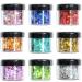 Body Glitter Wenida 9 Colors 190g Holographic Cosmetic Festival Makeup Chunky Powder for Nail Hair Eye Face 9 Bottle Color  1