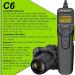 Timer Remote Shutter Release Intervalometer for Canon EOS R6 R RA RP, Fujifilm GFX100S R X-Pro3 X-T4, Olympus OM-D E-M1X Mark II III C6 - Canon Fuji Olympus - Buy Online on SooperMarket.com